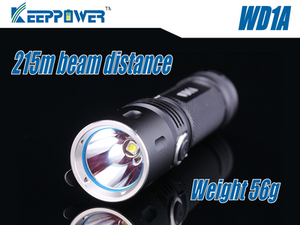 KeepPower WD1A Pack - Hi Power Flashlights, LED Torches