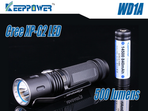 KeepPower WD1A Pack - Hi Power Flashlights, LED Torches