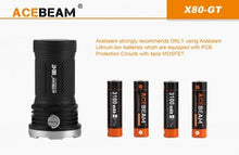 AceBeam X80-GT 32500 lumen LED search light - Hi Power Flashlights