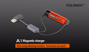 Folomov A1 Magnetic Charger - Hi Power Flashlights, LED Torches