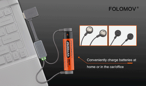 Folomov A1 Magnetic Charger - Hi Power Flashlights, LED Torches