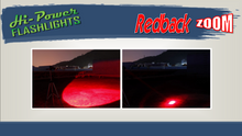 Hi-Power Redback ZOOM - Focusable Fox Hunting Light - Hi Power Flashlights, LED Torches