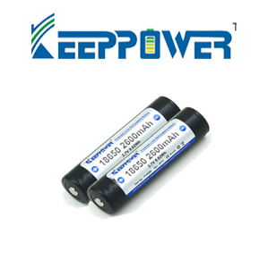 2 x KeepPower 2600mAh - Hi Power Flashlights, LED Torches