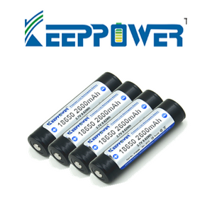 4 x KeepPower 2600mAh - Hi Power Flashlights, LED Torches